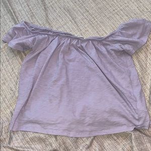 GARAGE off the shoulder crop top (used)